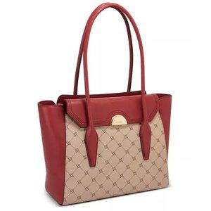 NWT Shoulder Bag Red/Taupe